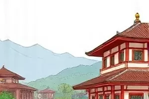 铅笔与刀漫画封面，素描纸上削短的铅笔和一把裁纸刀