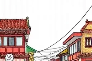 孤舟渡剧集封面，晨雾里一只系在木桩上的小渡船