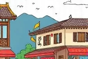 雪线之上剧集封面，雪原尽头一条细长的登山绳索