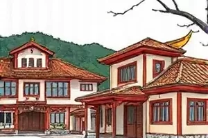 第七封来信剧集封面，老式邮局柜台上一摞泛黄退信